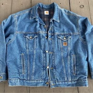 Carhartt Blanket lined trucker jacket